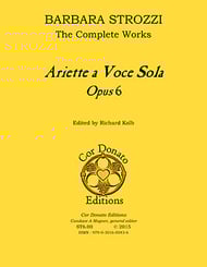 cover Ariette a Voce Sola, Op. 6 Study Scores sheet music cover